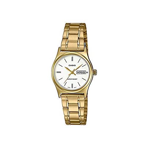 腕時計 カシオ レディース LTP-V006G-7BUDF Casio LTP-V006G-7B Women's Gold Tone Standard Stainless St