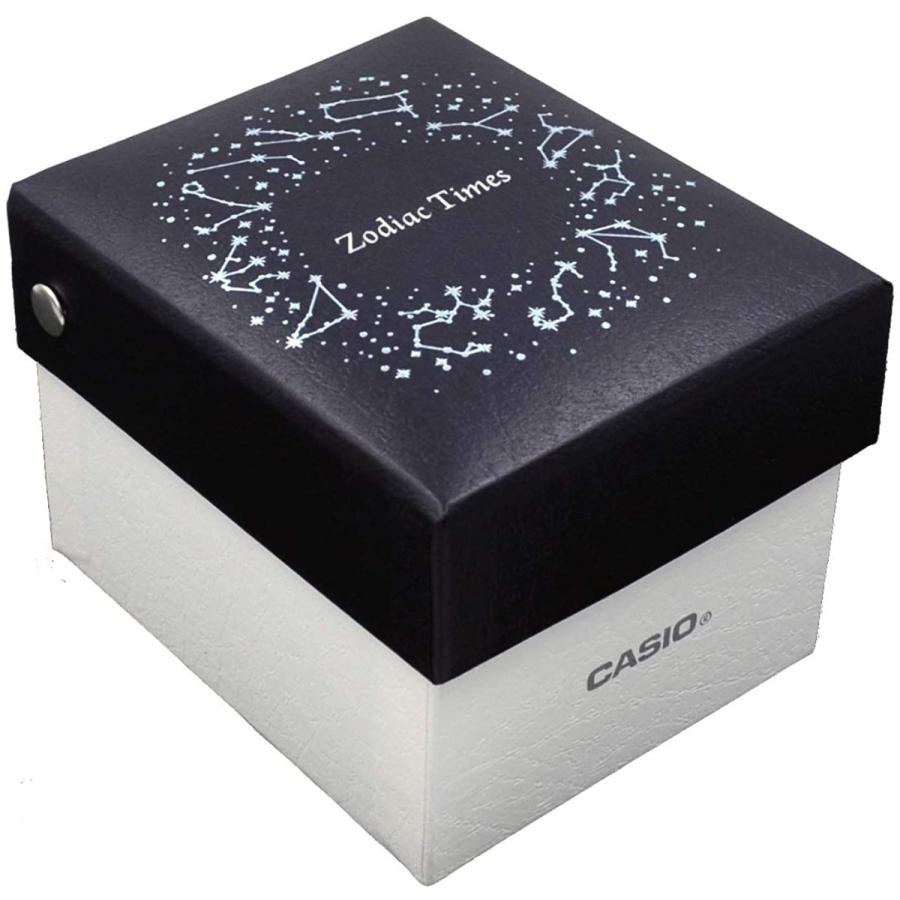 腕時計 カシオ レディース LTP-E08D-3ADR Casio LTP-E08D-3A Women's Stainless Steel Green Aquarius Zodの画像