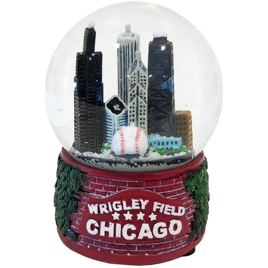 スノーグローブ 雪 置物 Chicago Wrigley Field Snow Globe - 60 mm diam.