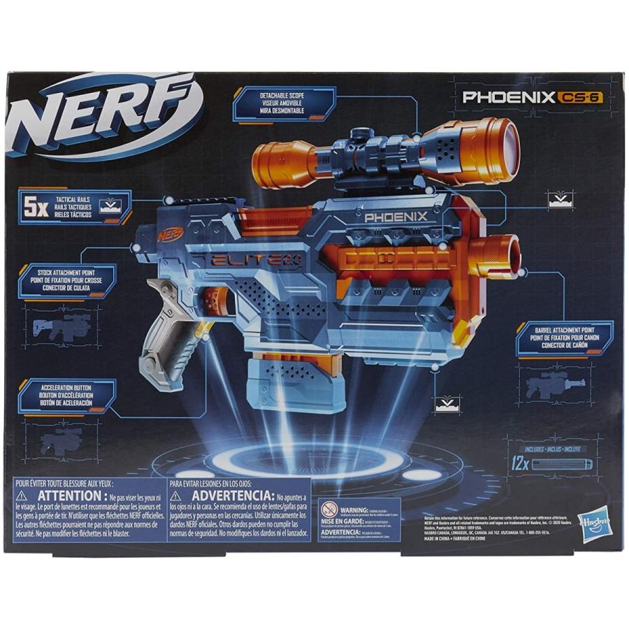 ナーフ アメリカ 直輸入 Darts, Stock Barrel Pointsナーフ Tactical リフィル Elite CS-6 NERF Rails, and Official ソフトダーツ Motorized Attachment 6-Dart Clip, Phoenix 12 2.0 Scope, Blaster, ナーフ アメリカ 直輸入 Darts, Stock Barrel Pointsナーフ Tactical リフィル Elite CS-6 NERF Rails, and Official ソフトダーツ Motorized Attachment 6-Dart Clip, Phoenix 12 2.0 Scope, Blaster,