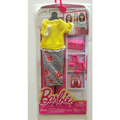 バービー バービー人形 着せ替え Barbie Complete Fashion Spring is Here Outfit,Yellow Blouse with