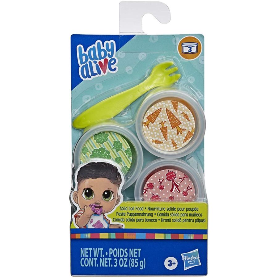 ベビーアライブ 赤ちゃん おままごと E9120 Baby Alive Solid Doll Food Refill， Includes 3 Doll Fo