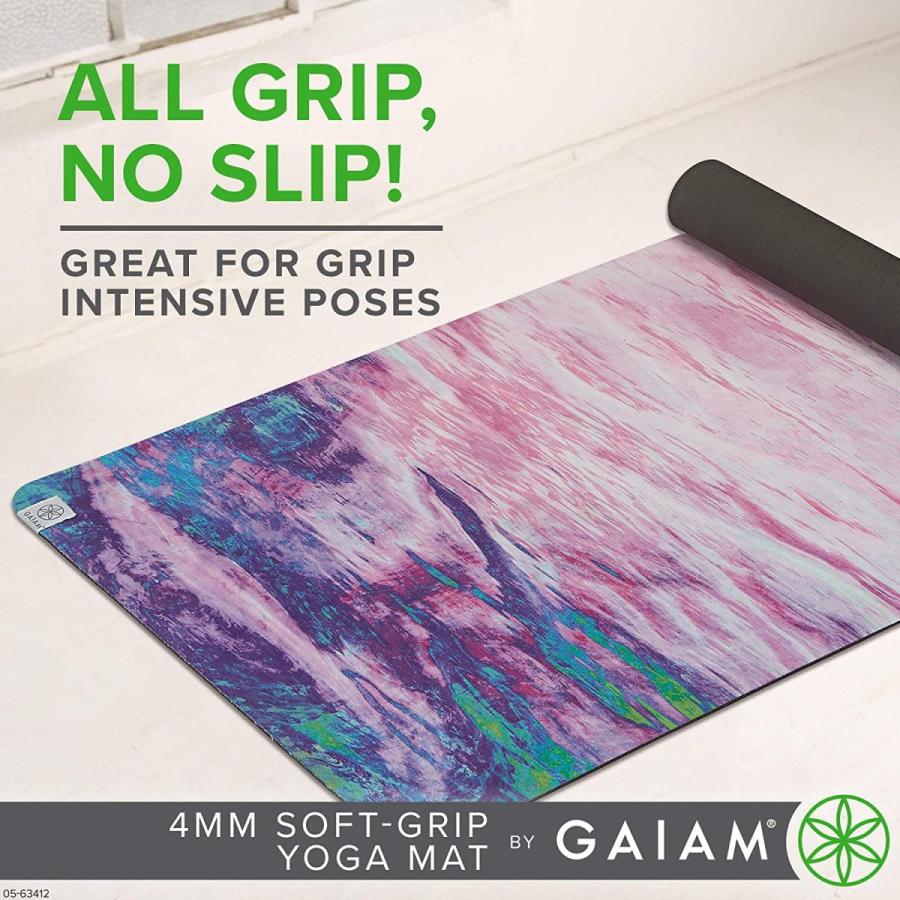 魅力的な ヨガマット フィットネス Gaiam Soft Grip Yoga Mat Microfiber Towel Top With Rubber Backing Dual Si 残りわずか Tv Creativetalentnetwork Com