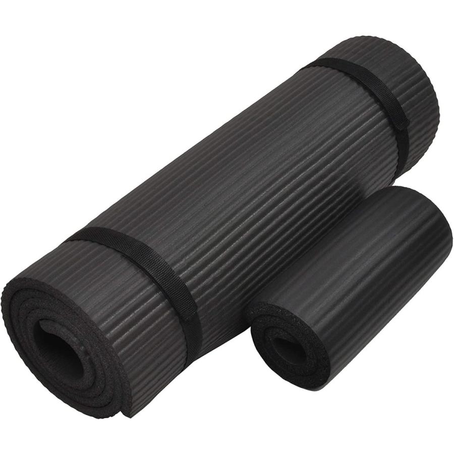 ヨガマット フィットネス GO YOGA - ALL PURPOSE Fitvids All Purpose 1/2-Inch Extra Thick High Densityの画像