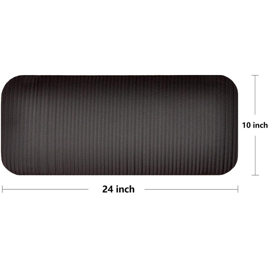 ヨガマット フィットネス GO YOGA - ALL PURPOSE Fitvids All Purpose 1/2-Inch Extra Thick High Densityの画像