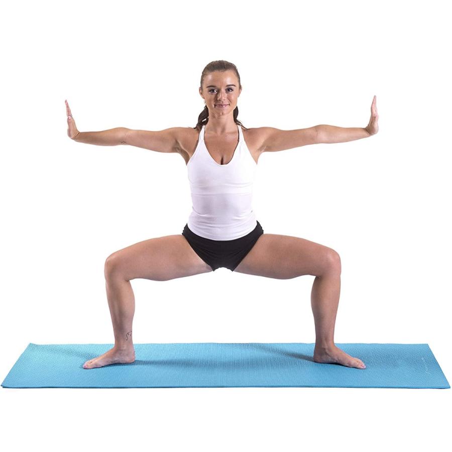 ヨガマット フィットネス ps-1906-mat-pvc-aqua ProsourceFit Original Yoga Exercise Mat ?” (6mm) Thの画像