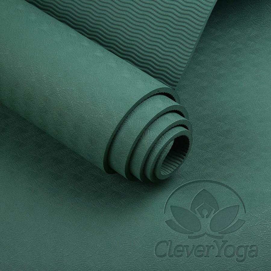 ヨガマット フィットネス Clever Yoga Better Grip Thick Yoga Mat - Beginner Exercise Yoga Mat with Noの画像