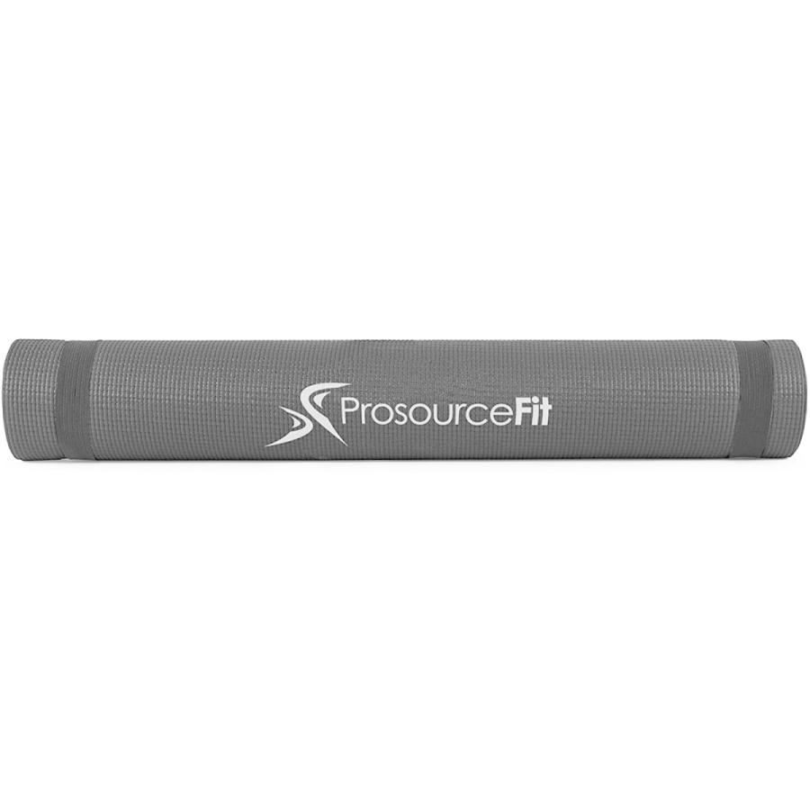 ヨガマット フィットネス ps-1910-mat-3mm-black ProsourceFit Classic Yoga Mat 1/8” (3mm) Thick, Extの画像