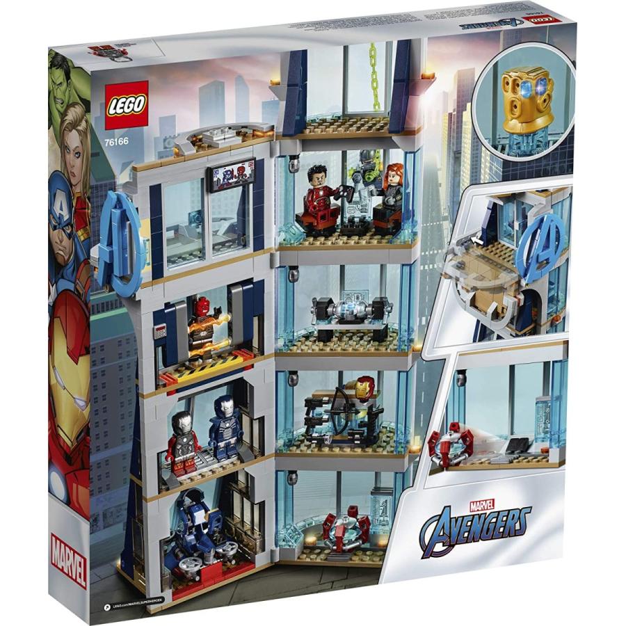 LEGO レゴ 76166 アベンジャーズ タワーバトル マーベル 685ピース 8歳 