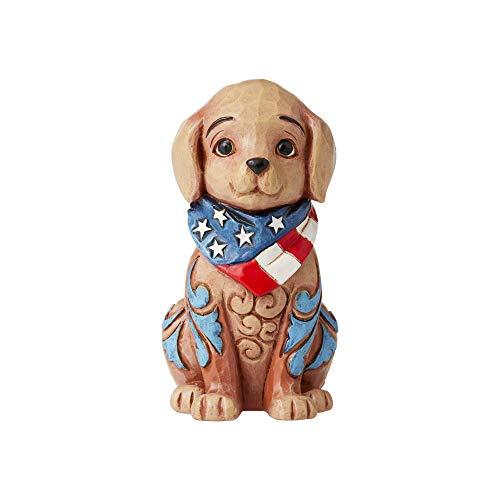 エネスコ Enesco 愛国心の強い子犬 ミニ ジム・ショア ハートウッドクリーク 約9センチ 6006442 フィ