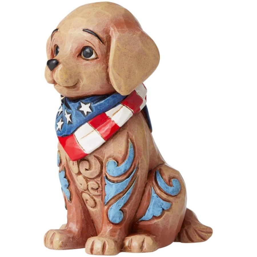 エネスコ Enesco 愛国心の強い子犬 ミニ ジム・ショア ハートウッドクリーク 約9センチ 6006442 フィ_1