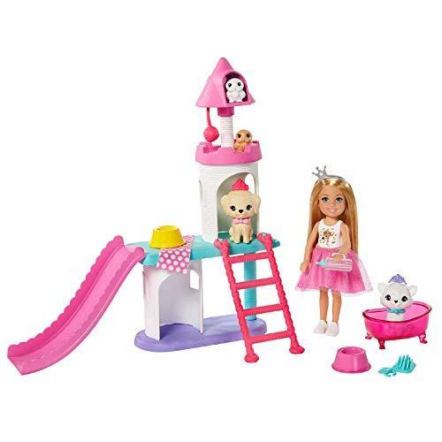 バービー バービー人形 日本未発売 GML73 Barbie Princess Adventure Chelsea Pet Castle Playset, wi