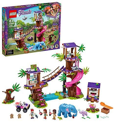 レゴ フレンズ 41424 LEGO Friends Jungle Rescue Base 41424 Building Toy for Kids， Animal Rescue Kit That
