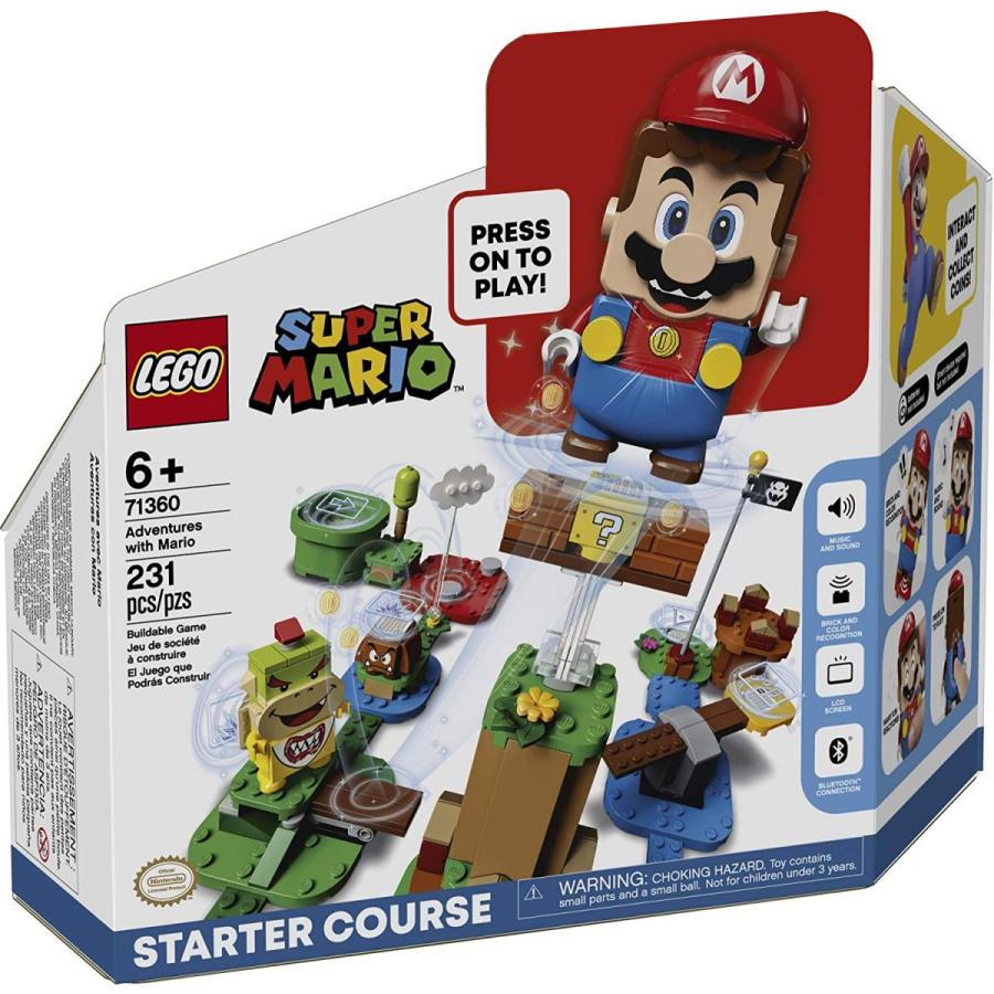 レゴ 71360 LEGO Super Mario Adventures with Mario Starter Course Set, Buildable Toy Game, Birthday Gift for｜maniacs-shop｜04