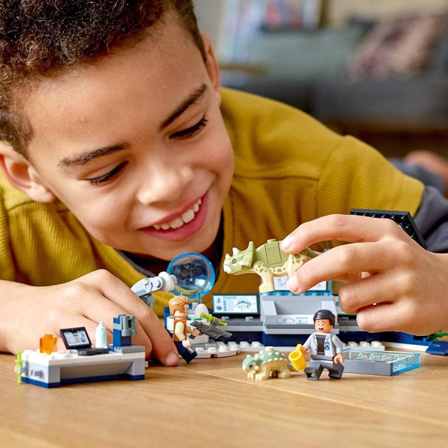 レゴ 75939 LEGO Jurassic World Dr. Wu's Lab: Baby Dinosaurs Breakout 75939 Fun Dinosaur Toy Building Kit, Fe｜maniacs-shop｜03