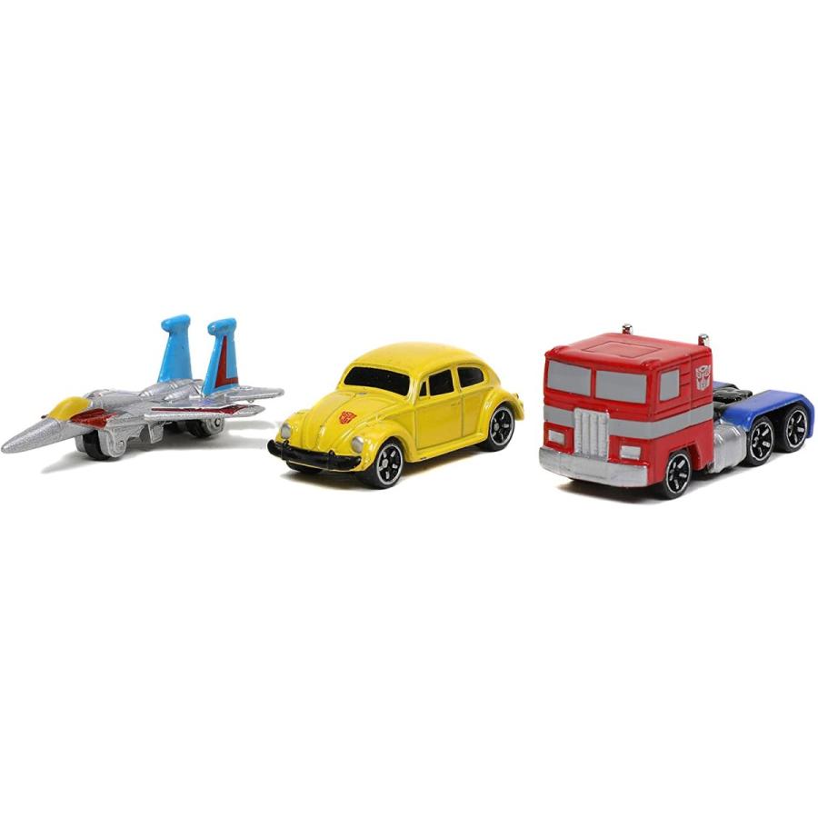 ジャダトイズ ミニカー ダイキャスト JAN31761 Jada Transformers G1 1.65\" Nano 3-Pack Die-cast カルシウム" 乗り物、ミニチュア-ゲーム、おもちゃ-おもちゃ