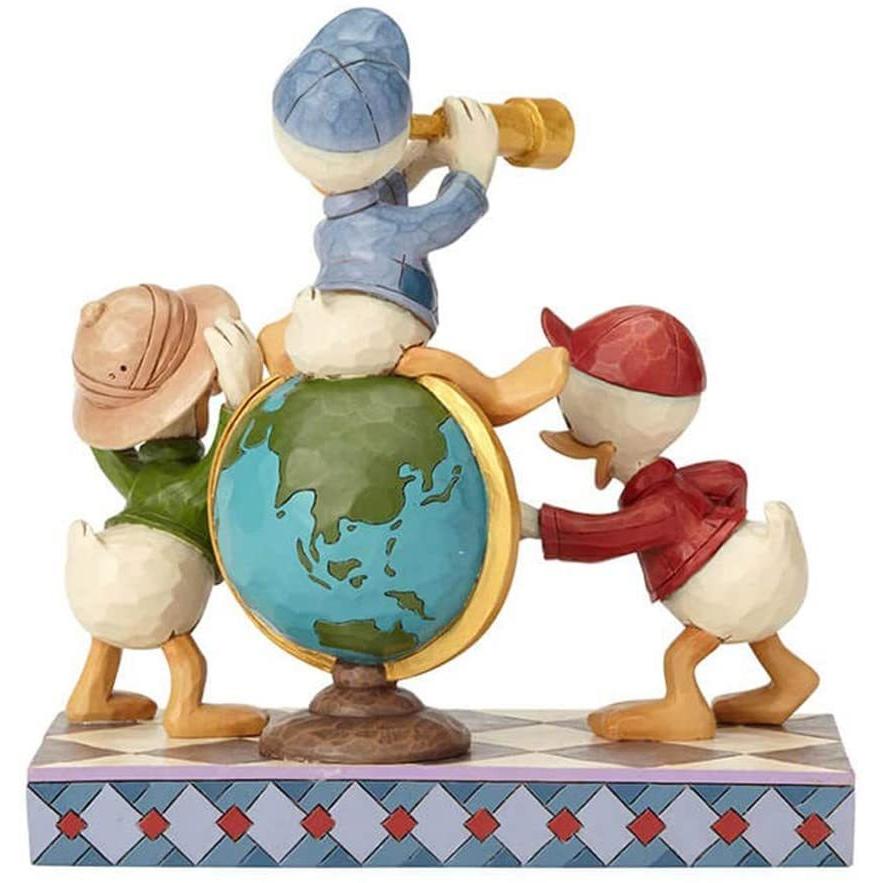 Enesco 置物 インテリア 6001286 Disney Traditions Navigating Nephews Figurine 【ネバ】