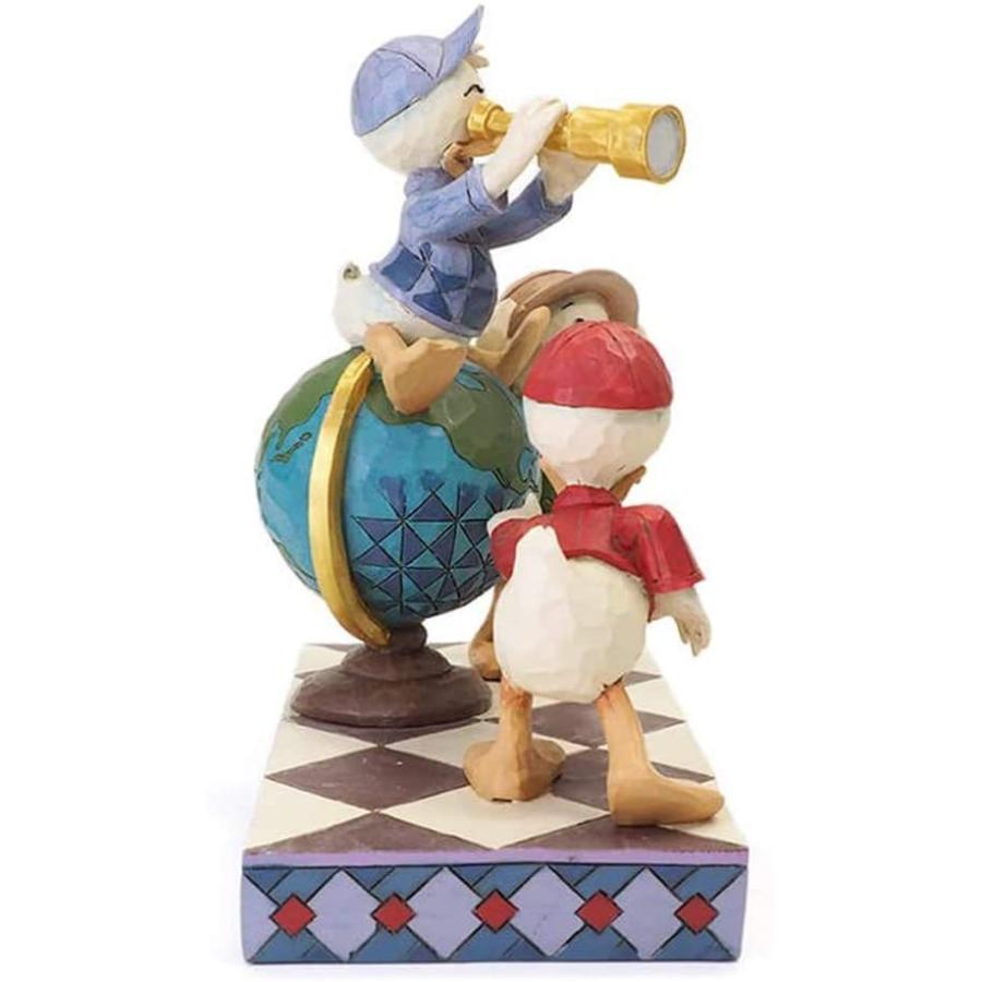 Enesco 置物 インテリア 6001286 Disney Traditions Navigating Nephews Figurine 【ネバ】