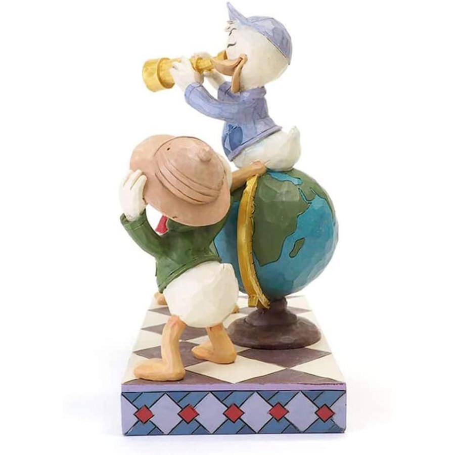 Enesco 置物 インテリア 6001286 Disney Traditions Navigating Nephews Figurine 【ネバ】