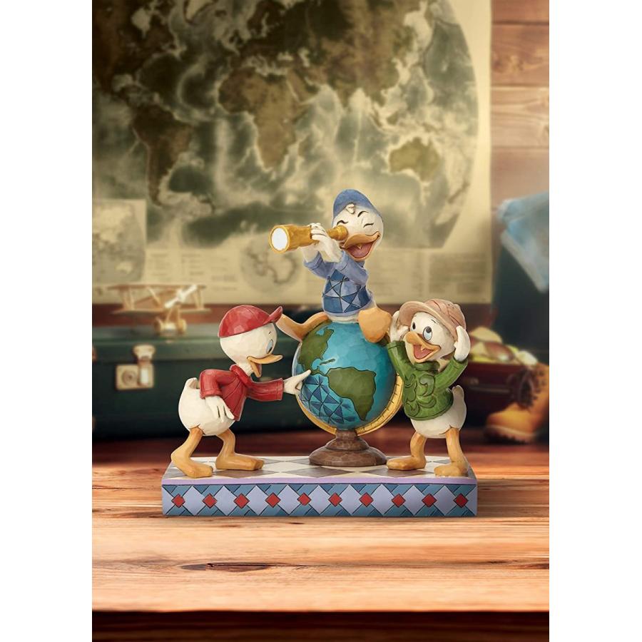 Enesco 置物 インテリア 6001286 Disney Traditions Navigating Nephews Figurine 【ネバ】