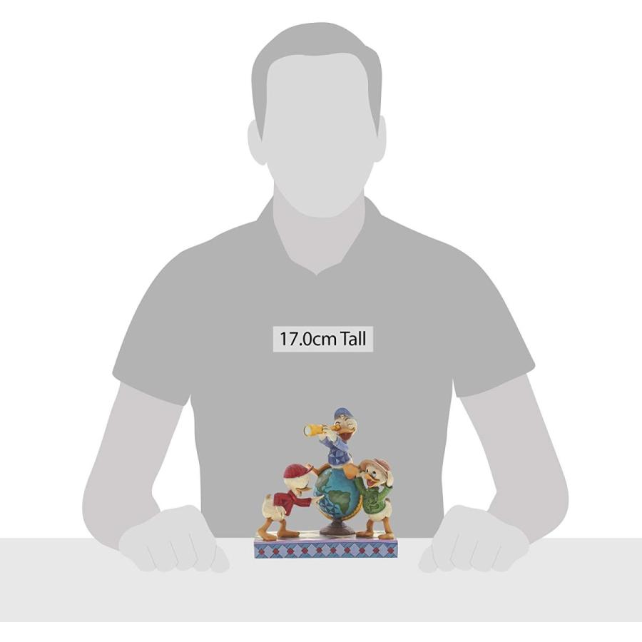 Enesco 置物 インテリア 6001286 Disney Traditions Navigating Nephews Figurine 【ネバ】
