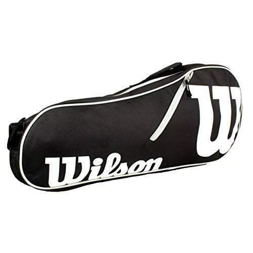テニス バッグ ラケットバッグ WRZ601403 WILSON WRZ601403 Advantage II Tennis Bag， Black/White