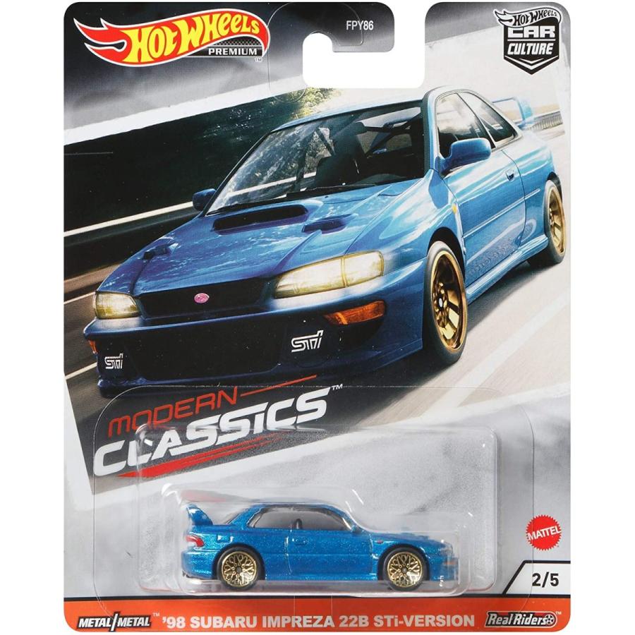 ホットウィール マテル ミニカー GJP96 Hot Wheels Subaru WRX Sti 22b