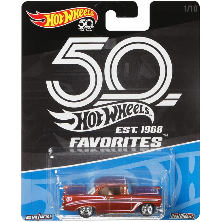 ホットウィール マテル ミニカー FLF38 Hot Wheels 50th Anniversary Favs 56 Chevy_3