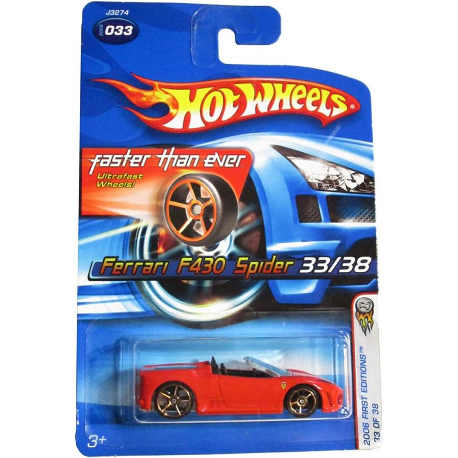 ホットウィール Hot Wheels フェラーリ F430 スパイダー 33/38 2006ファーストエディション Faster than ever