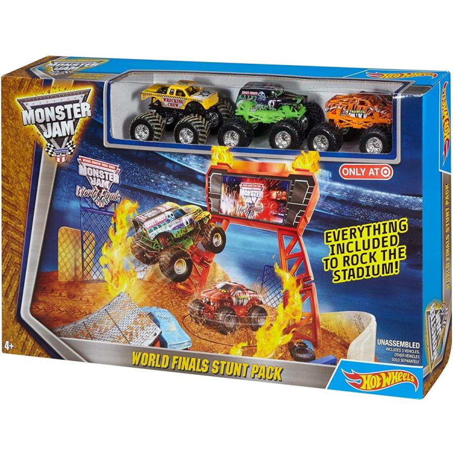 ホットウィール Hot Wheels モンスタージャム ワールドファイナルズ スタントパック プレイセット Hot Wheels モンスタージャム スタントパック ホットウィール ワールドファイナルズ プレイセット