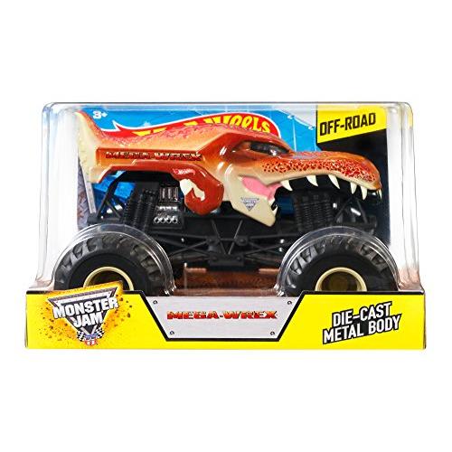ホットウィール マテル ミニカー CGD63 Hot Wheels Monster Jam Mega Rex Vehicle (1:24 Scale) 乗り物、ミニチュア-ゲーム、おもちゃ-おもちゃ