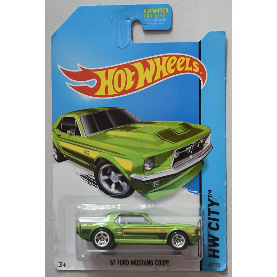 ホットウィール Hot Wheels ’67フォード マスタング クーペ HWシティ 93/250 グリーン FORD ビークル ミ