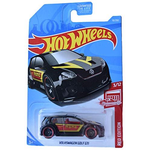 ホットウィール マテル ミニカー Mattel Hot Wheels Red Edition 3/12 VW Golf GTI 19/250, Black 1:64