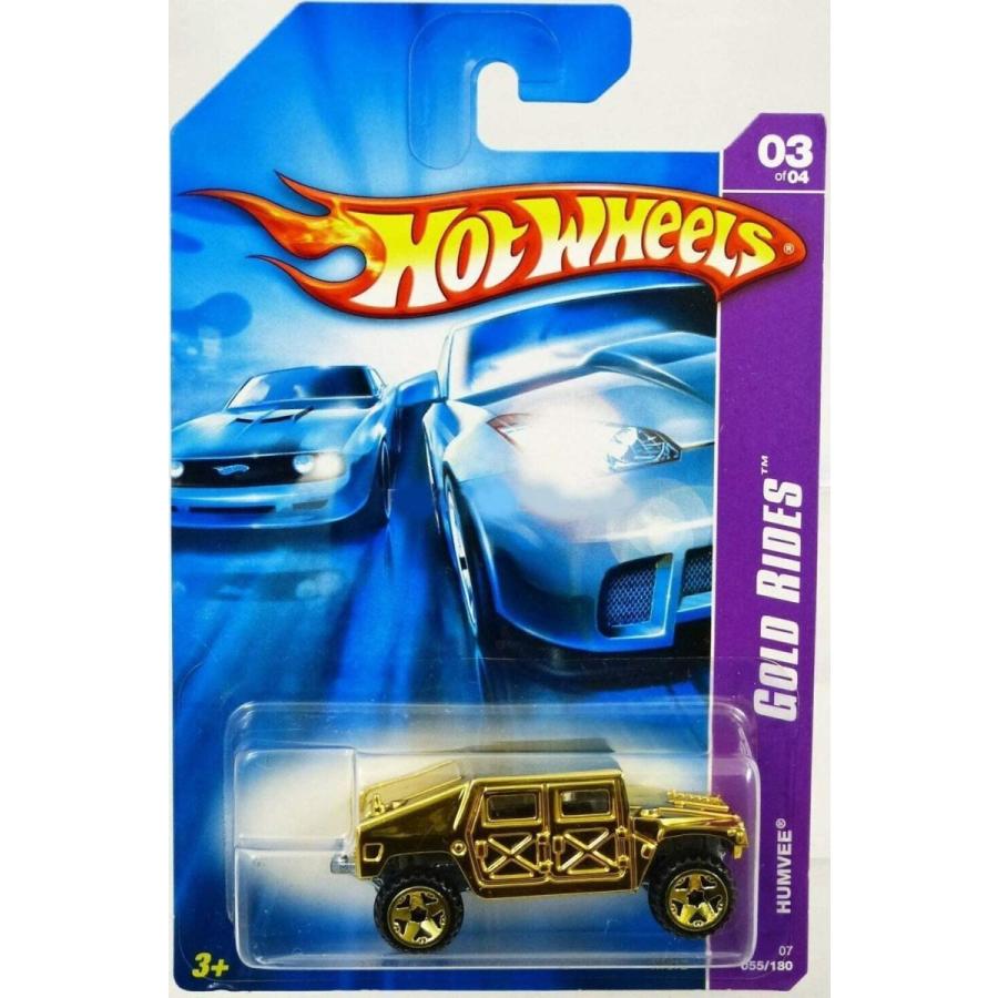 ホットウィール マテル ミニカー 055/180 Hot Wheels Humvee 2007 Gold