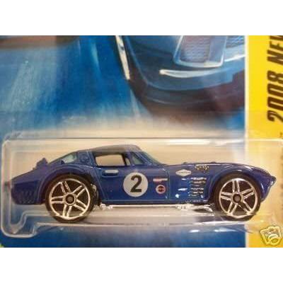 ホットウィール マテル ミニカー Hot Wheels Mattel 2008 New Models 1:64 Scale Blue Chevy Corvette おもちゃ-乗り物、ミニチュア