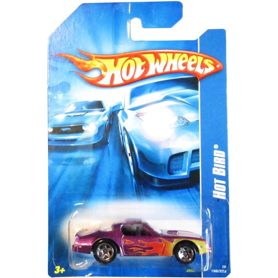ホットウィール マテル ミニカー J8029 Mattel Hot Wheels 2006 1:64 Scale Purple With Orange Flames