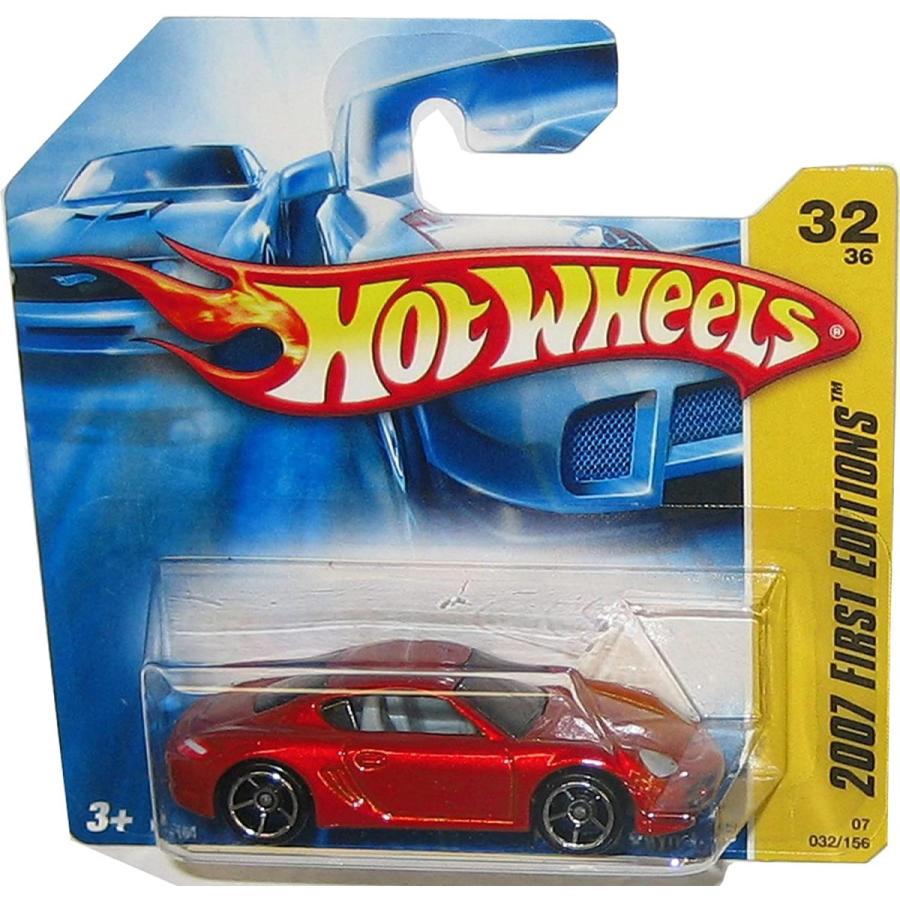 ホットウィール マテル ミニカー Hot Wheels 2007-032/156 First Editions 32/36 RED Porsche Cayman S_1