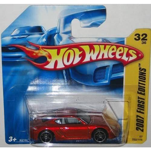 ホットウィール マテル ミニカー Hot Wheels 2007-032/156 First Editions 32/36 RED Porsche Cayman S_3