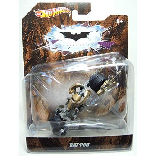 ホットウィール マテル ミニカー X3078-MATTEL-GOLD Hot Wheels The Dark Knight Bat-Pod 1:50 Scale D