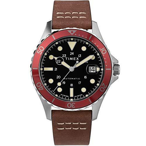 ブランド雑貨総合 腕時計 タイメックス メンズ TW2U09900ZV Timex Navi XL 41mm Automatic Red Brown 腕時計