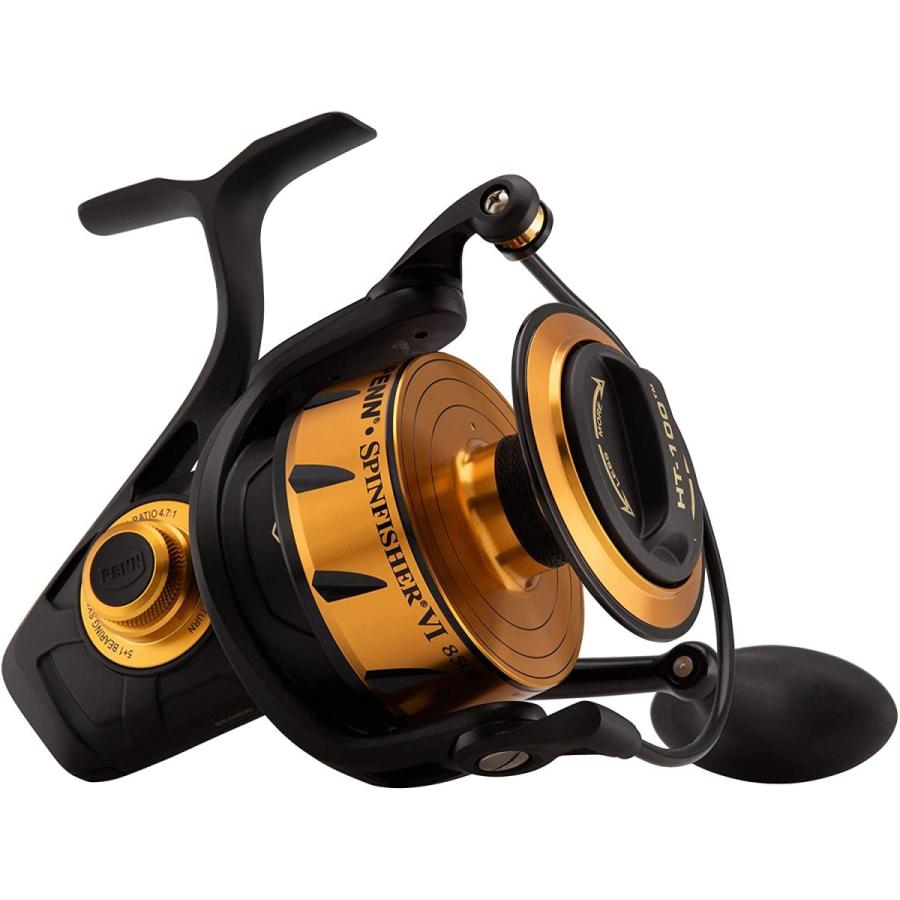 リール ペン Penn Spinfisher VI PENN Spinfisher VI Spinning Nearshore/Offshore Fishing Reel, HT-100 Front