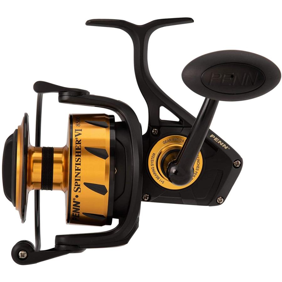 リール ペン Penn Spinfisher VI PENN Spinfisher VI Spinning Nearshore/Offshore Fishing Reel, HT-100 Frontの画像