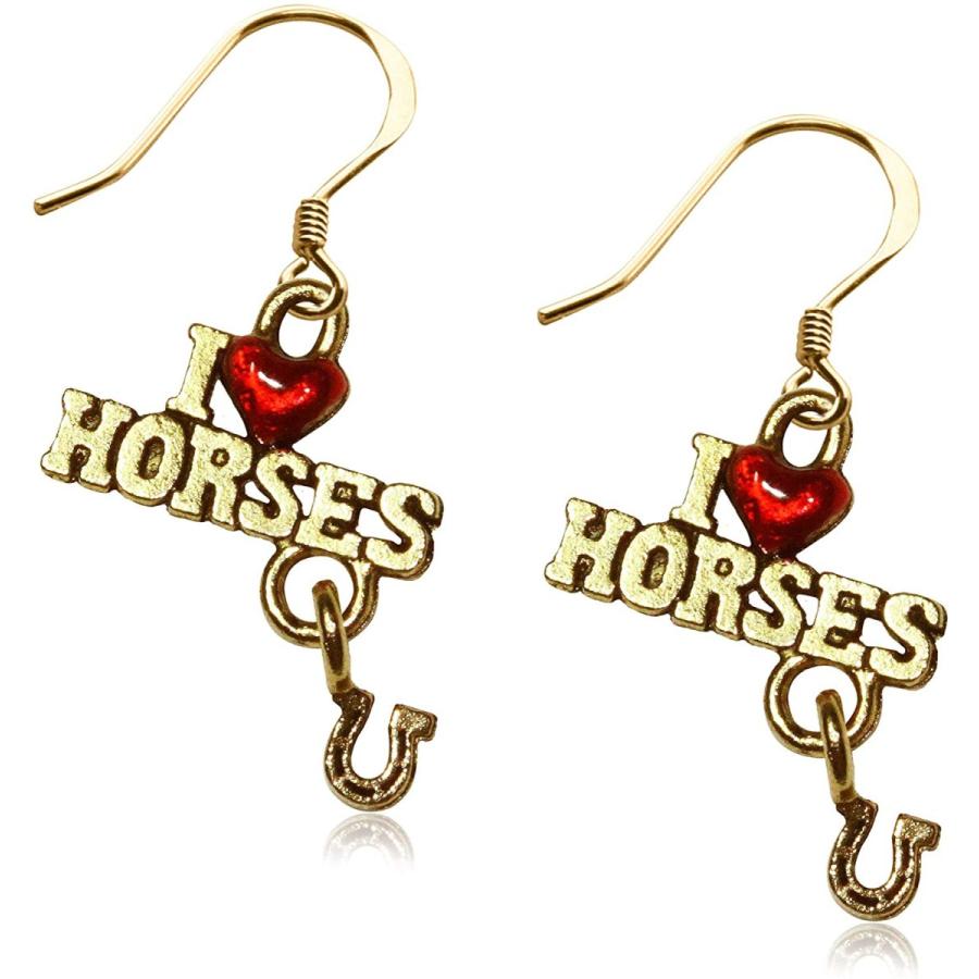 気まぐれなかわいい プレゼント クリスマス WE-3203G-ER Whimsical Gifts Horse Lover Charm Earr