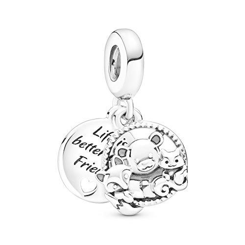 パンドラ ブレスレット チャーム 799078C00 PANDORA Bear， Fox & Squirrel