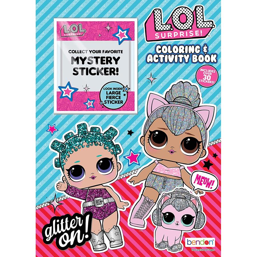 エルオーエルサプライズ 人形 ドール 49461 L.O.L. Surprise! 48-Page Coloring and Activity Book w
