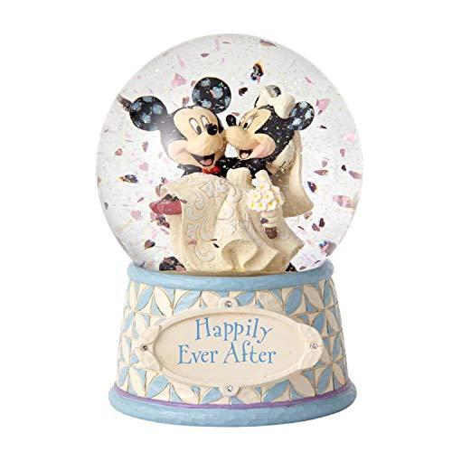 エネスコ Enesco ミッキー＆ミニー ウェディングスノーグローブ