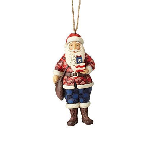 エネスコ Enesco 置物 インテリア 6001502 Enesco Jim Shore Heartwood Creek 6001502 Camouflage Santa O