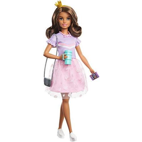 バービー バービー人形 GML69 Barbie Princess Adventure Teresa Doll (11.5-inch Brunette) in Fashion an