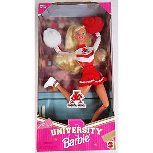バービー バービー人形 17191 Mattel 1996 University of Arkansas Razorback cheerleader Barbie