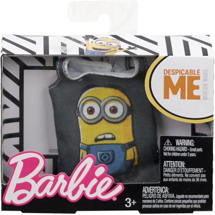 バービー バービー人形 着せ替え FLP47 Barbie Despicable Me Fashion Black Tank Top Fashion Pack_1
